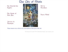 Tablet Screenshot of cityofmists.com